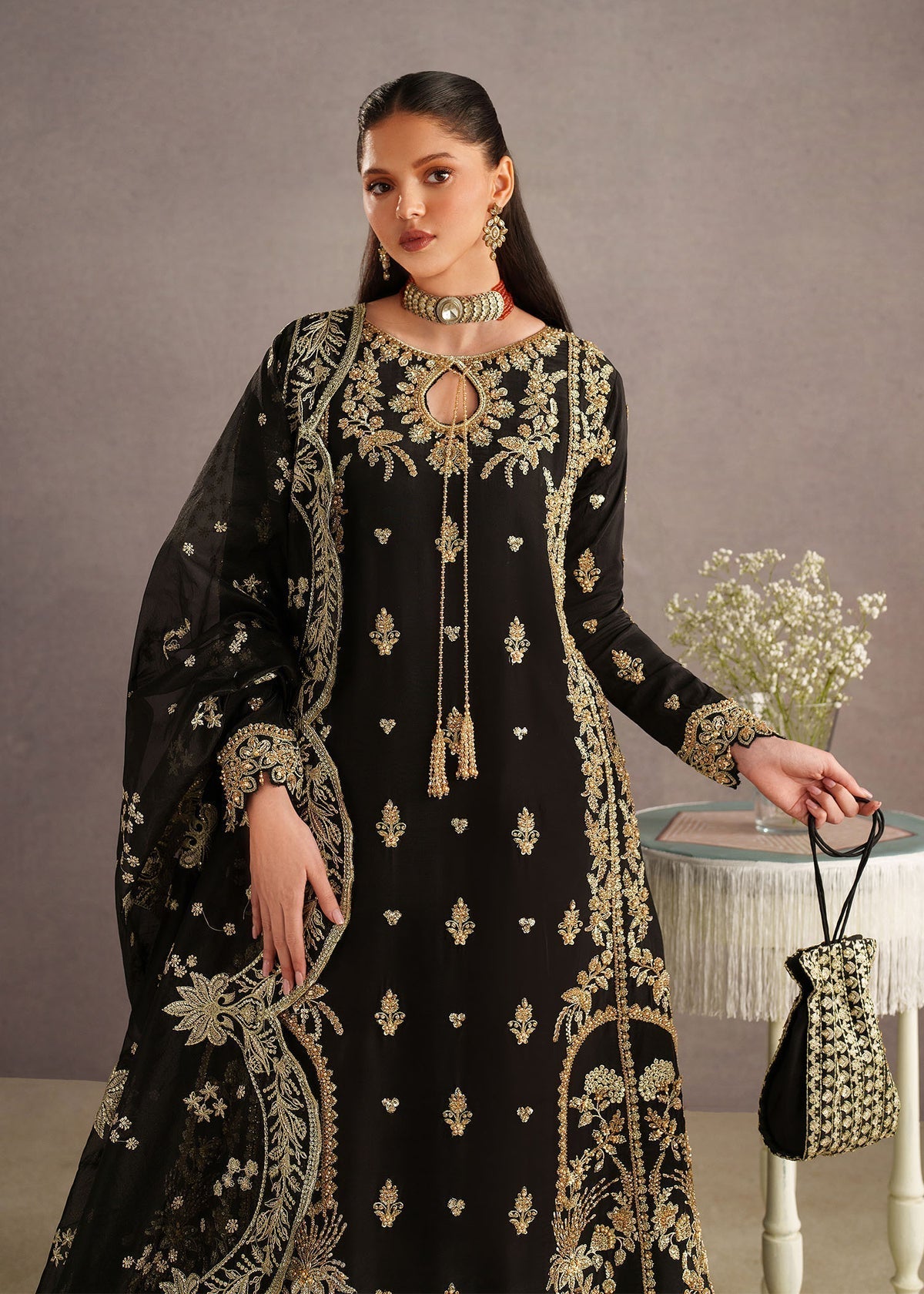 Leia Style — Mairaz Black Three-Piece Suit