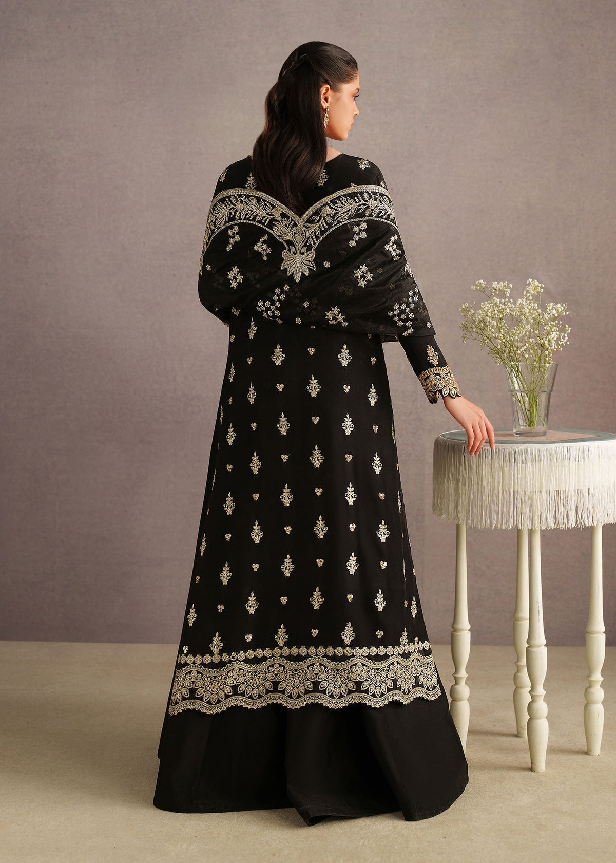 Leia Style — Mairaz Black Three-Piece Suit