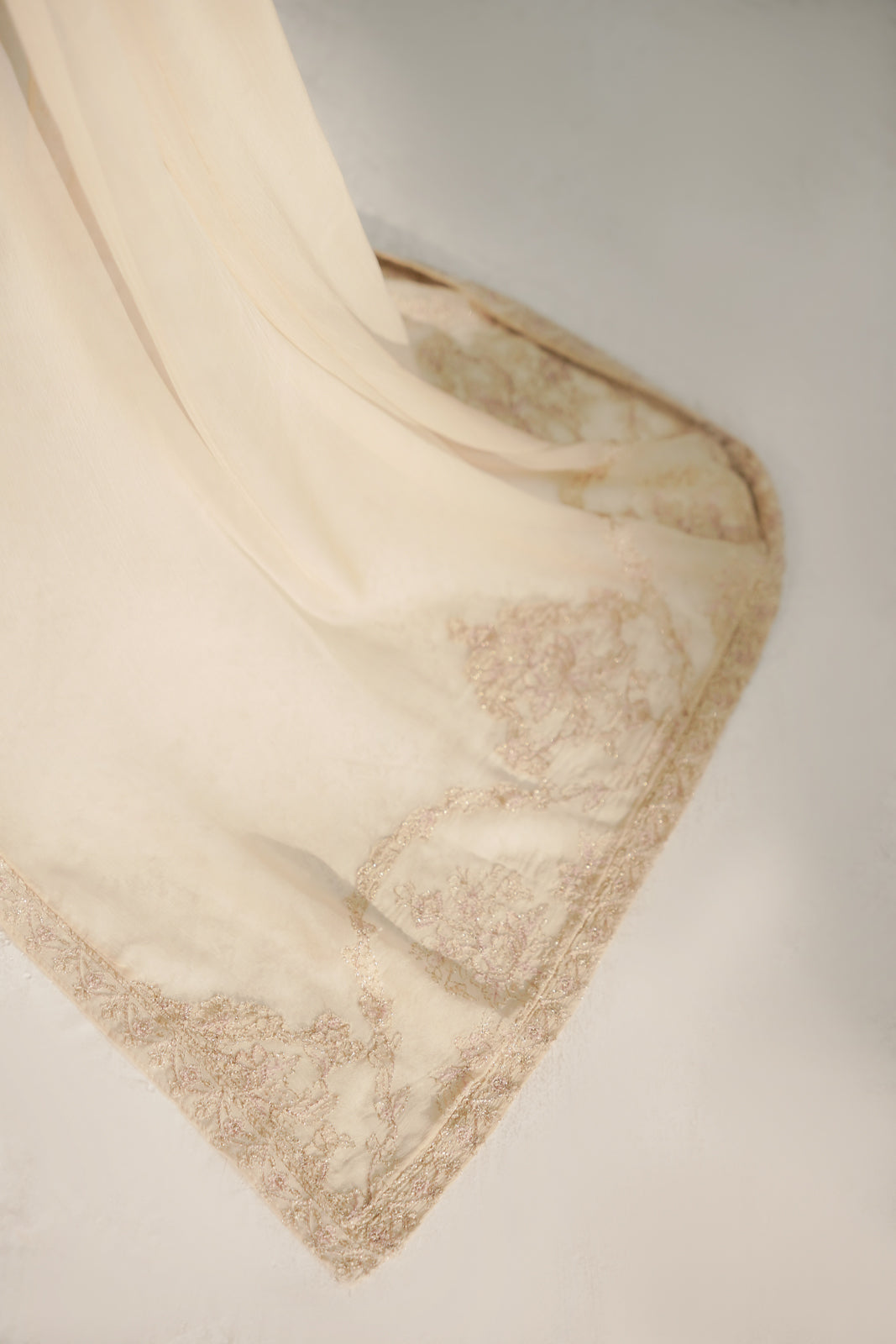 1 Piece Chiffon Embroidered Dupatta (FD0141)