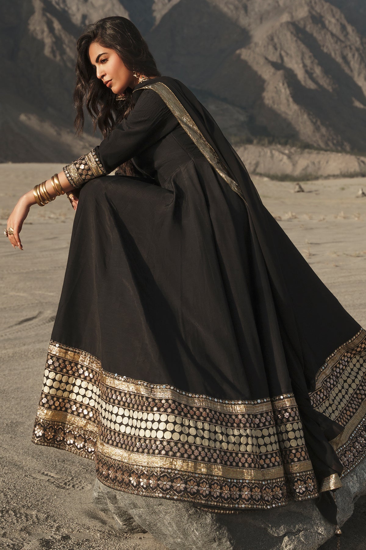 3 Pcs Stitched Raw Silk Pishwas CMA-6-467