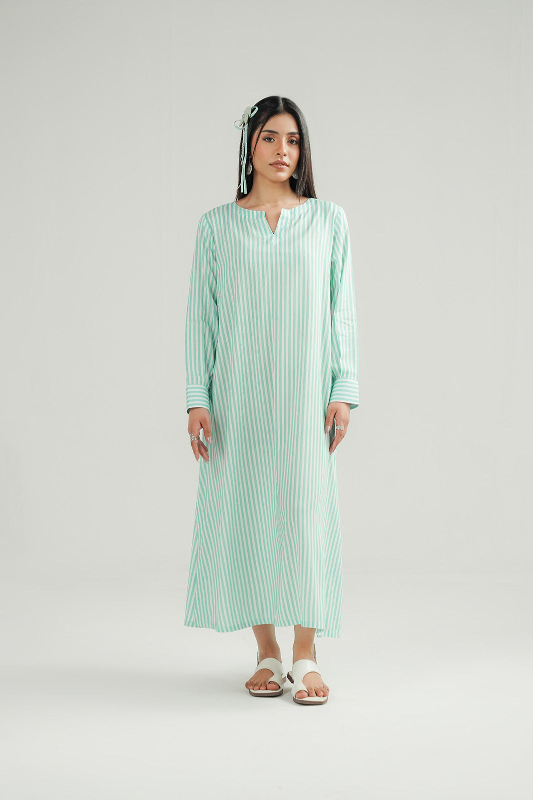 1 Piece Printed Arabic Lawn Printed A-Line Shirt (CF0184)
