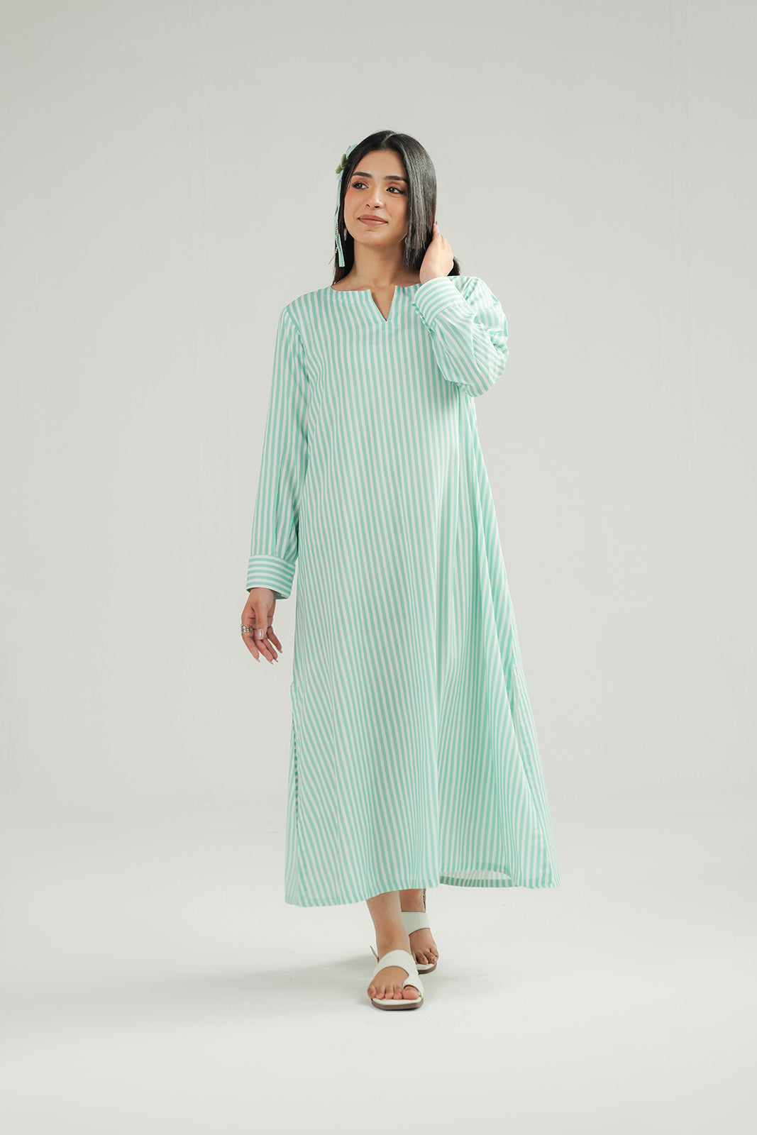 1 Piece Printed Arabic Lawn Printed A-Line Shirt (CF0184)