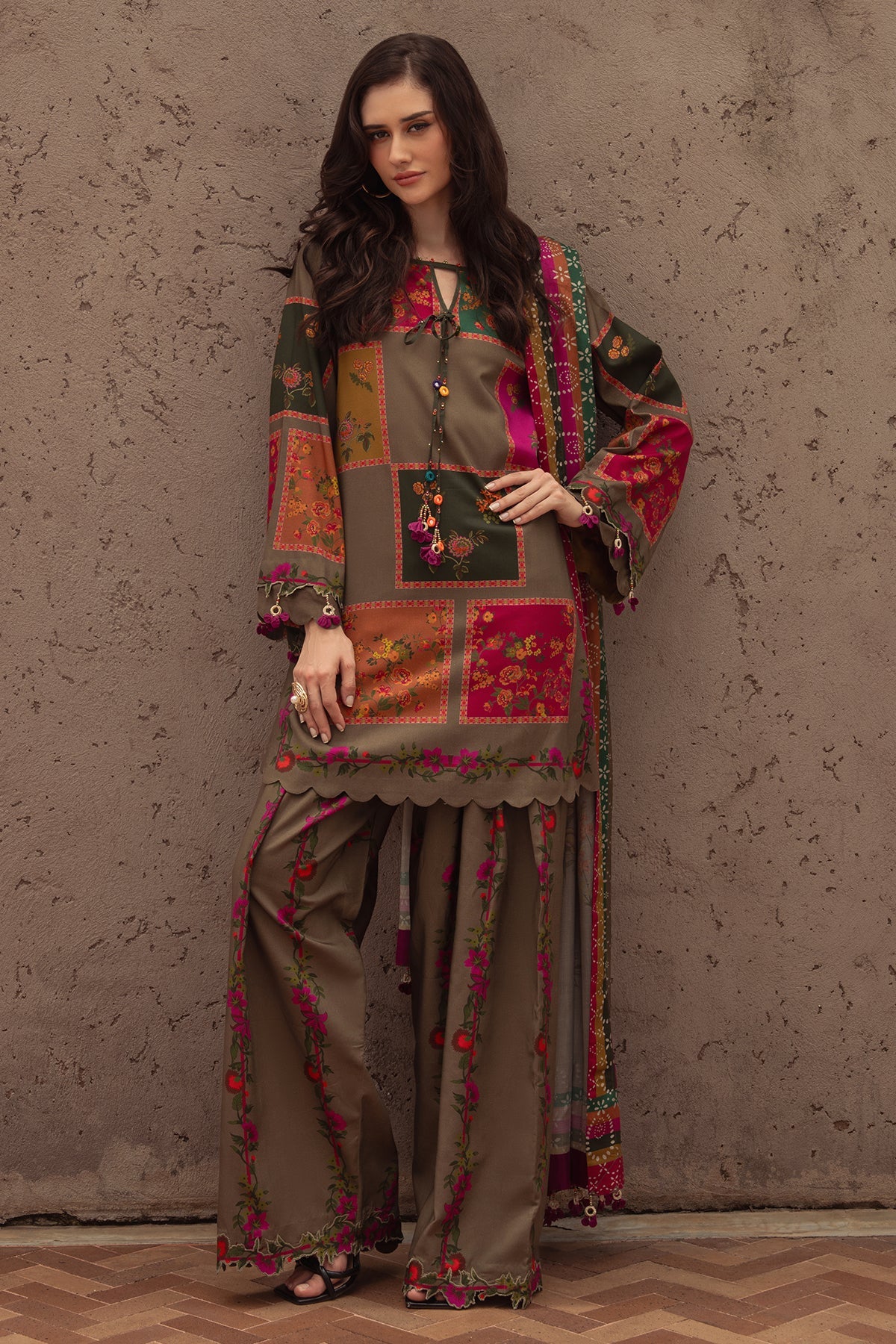 3-PC Unstitched Printed Linen Collection CPW5-03