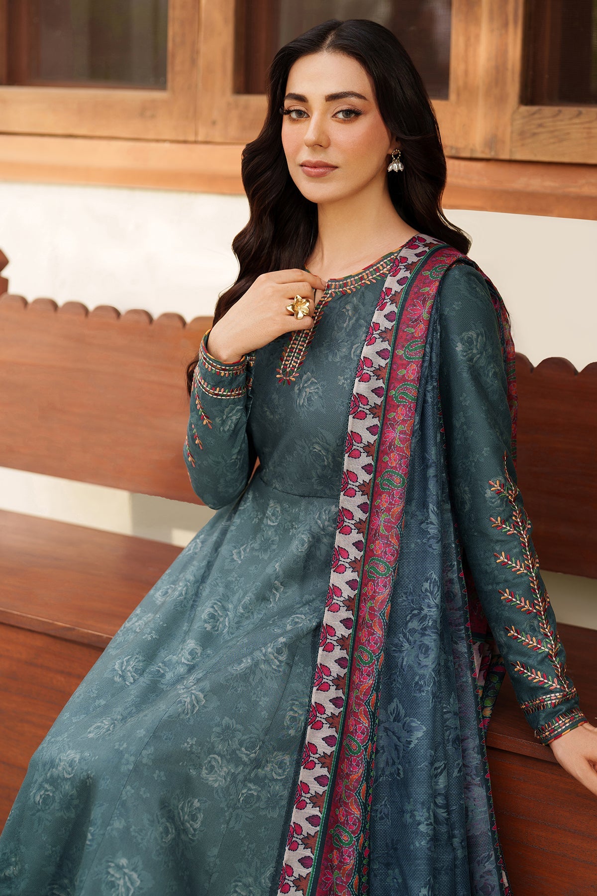 EMBROIDERED PREMIUM VISCOSE RTW-1229