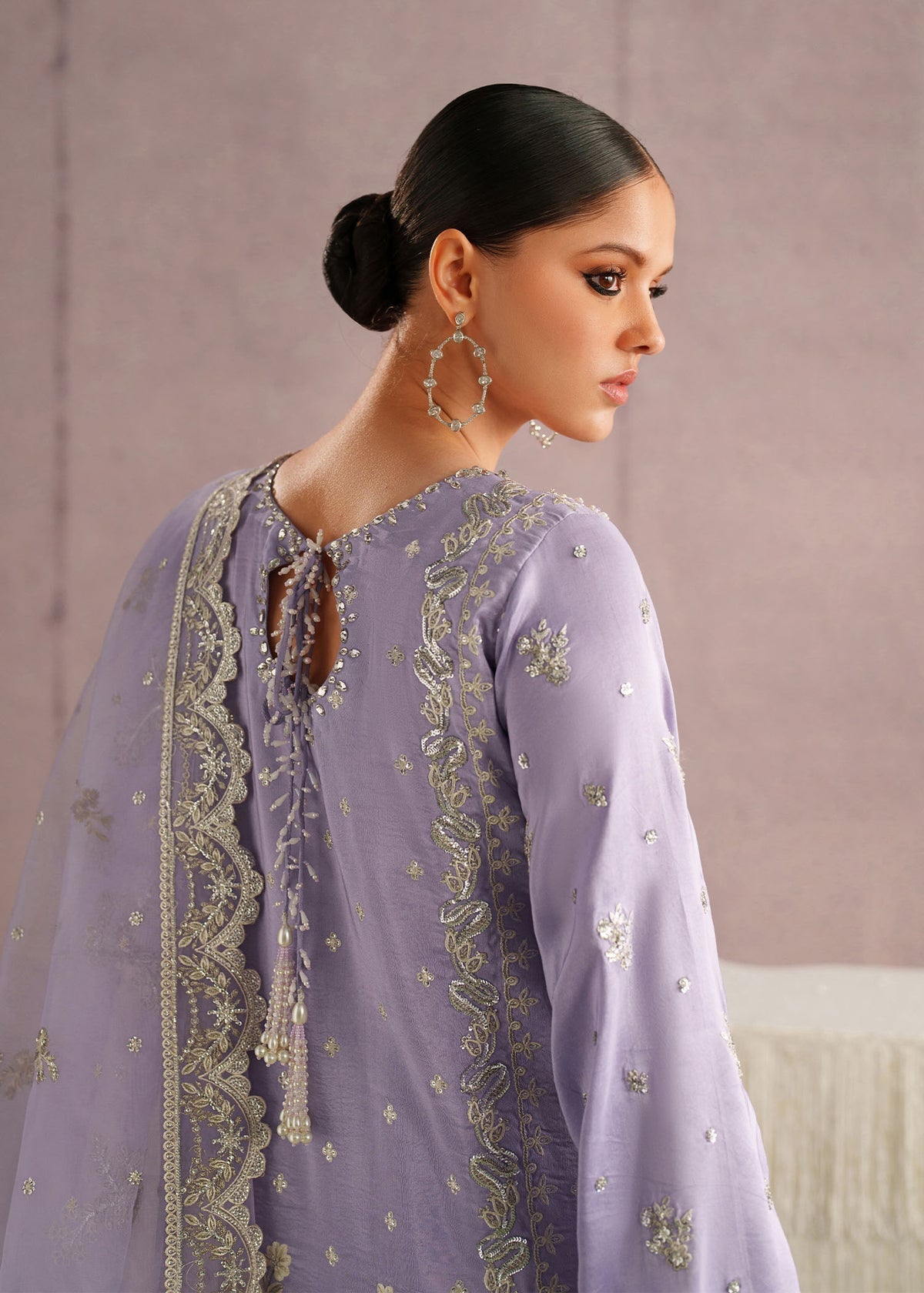 Zareen Style — Mairaz Lilac Three-Piece Suit