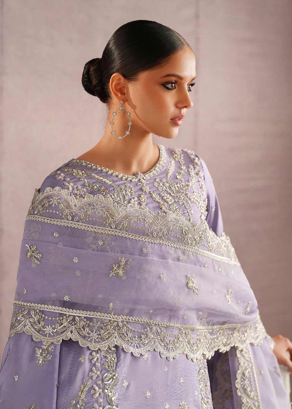 Zareen Style — Mairaz Lilac Three-Piece Suit