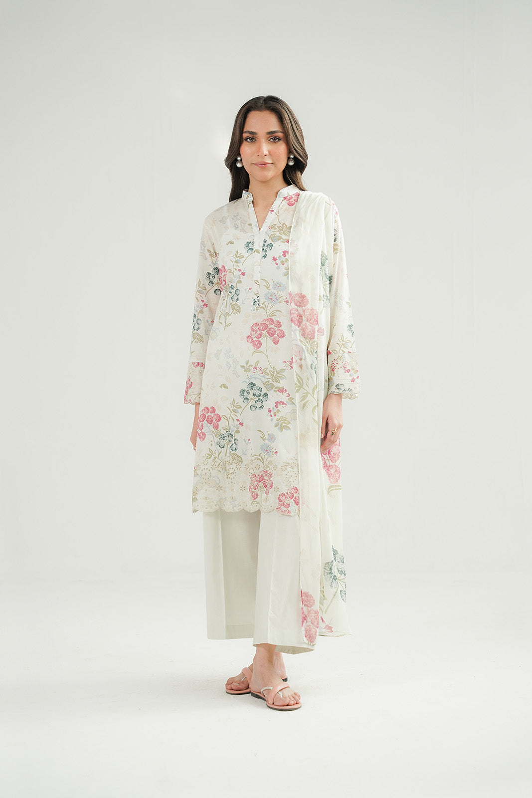 3 Piece Printed Lawn Printed Suit (CP0424)