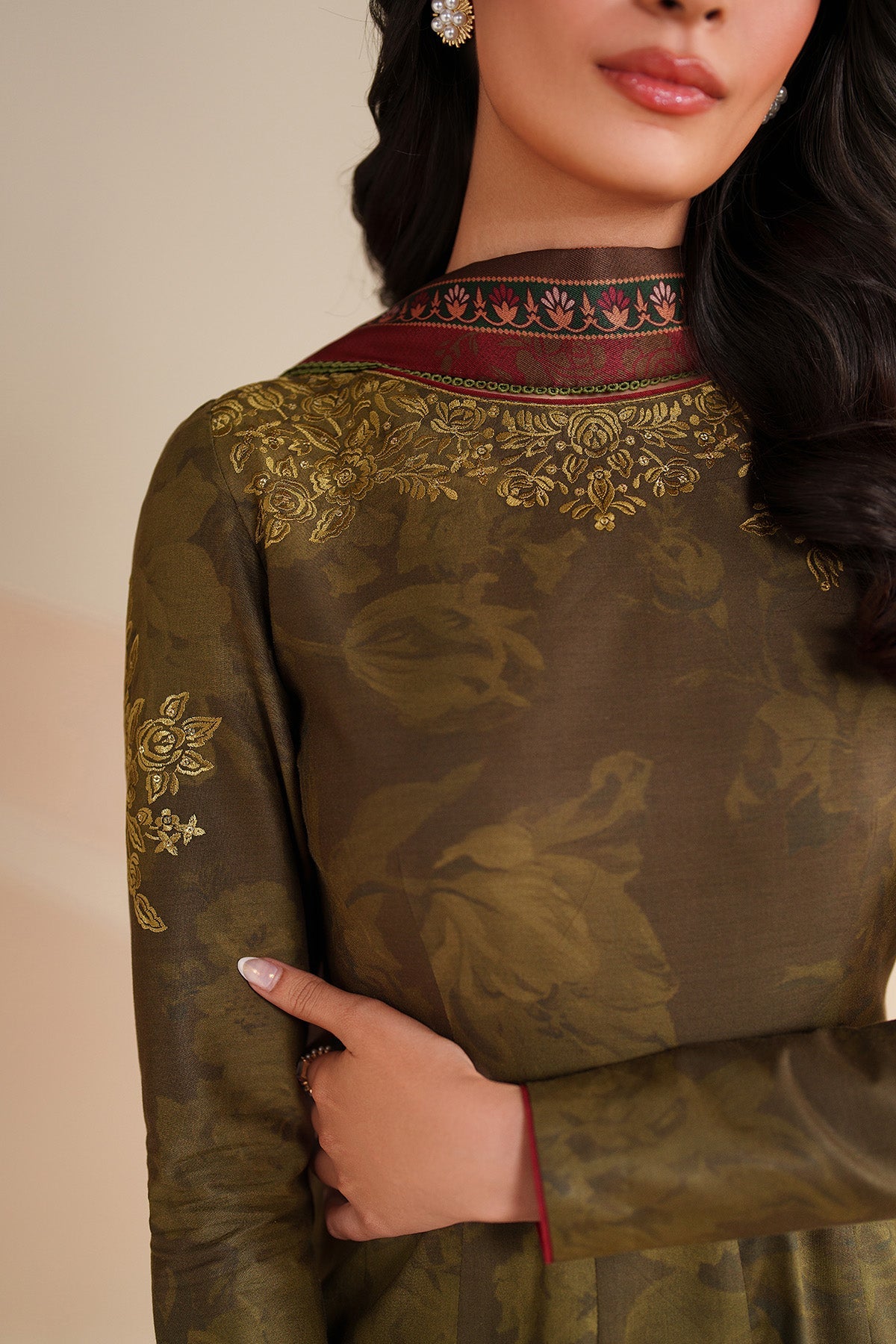 EMBROIDERED PREMIUM VISCOSE RTW-1281