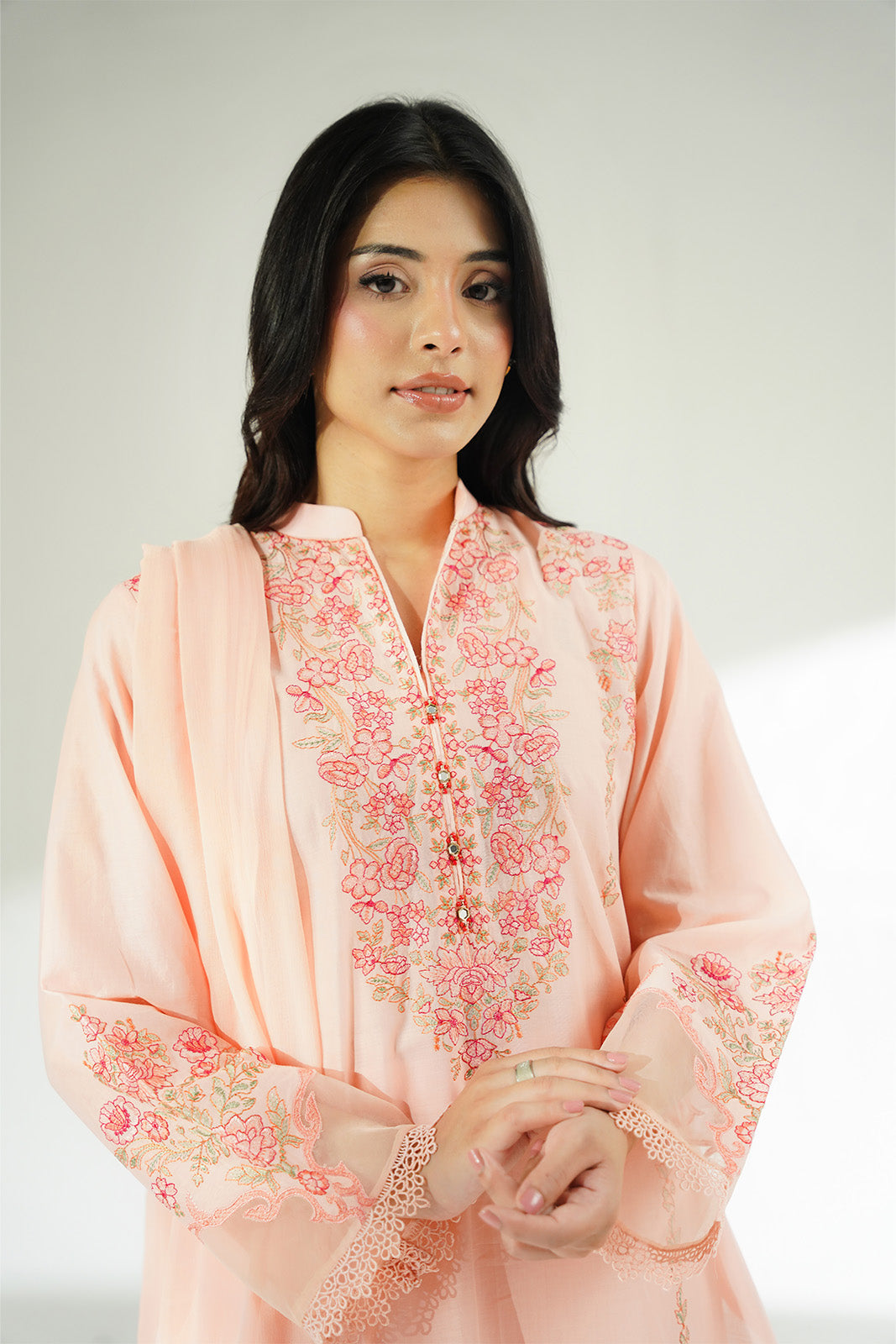 3 Piece Lawn Embroidered Suit (CS0630)