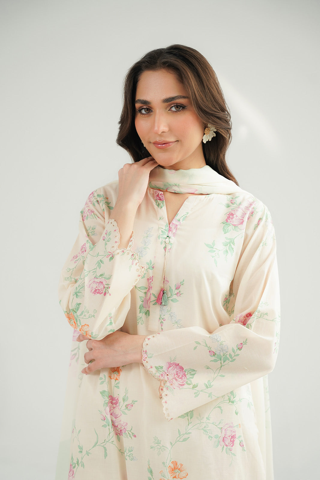 3 Piece Printed Lawn Printed Suit (CP0412)