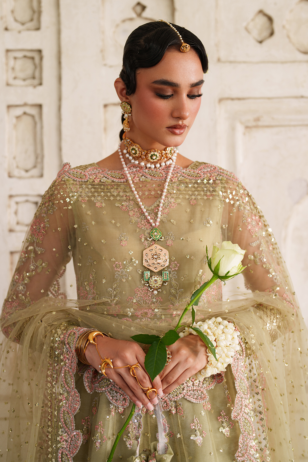 Embroidered Net EL-07