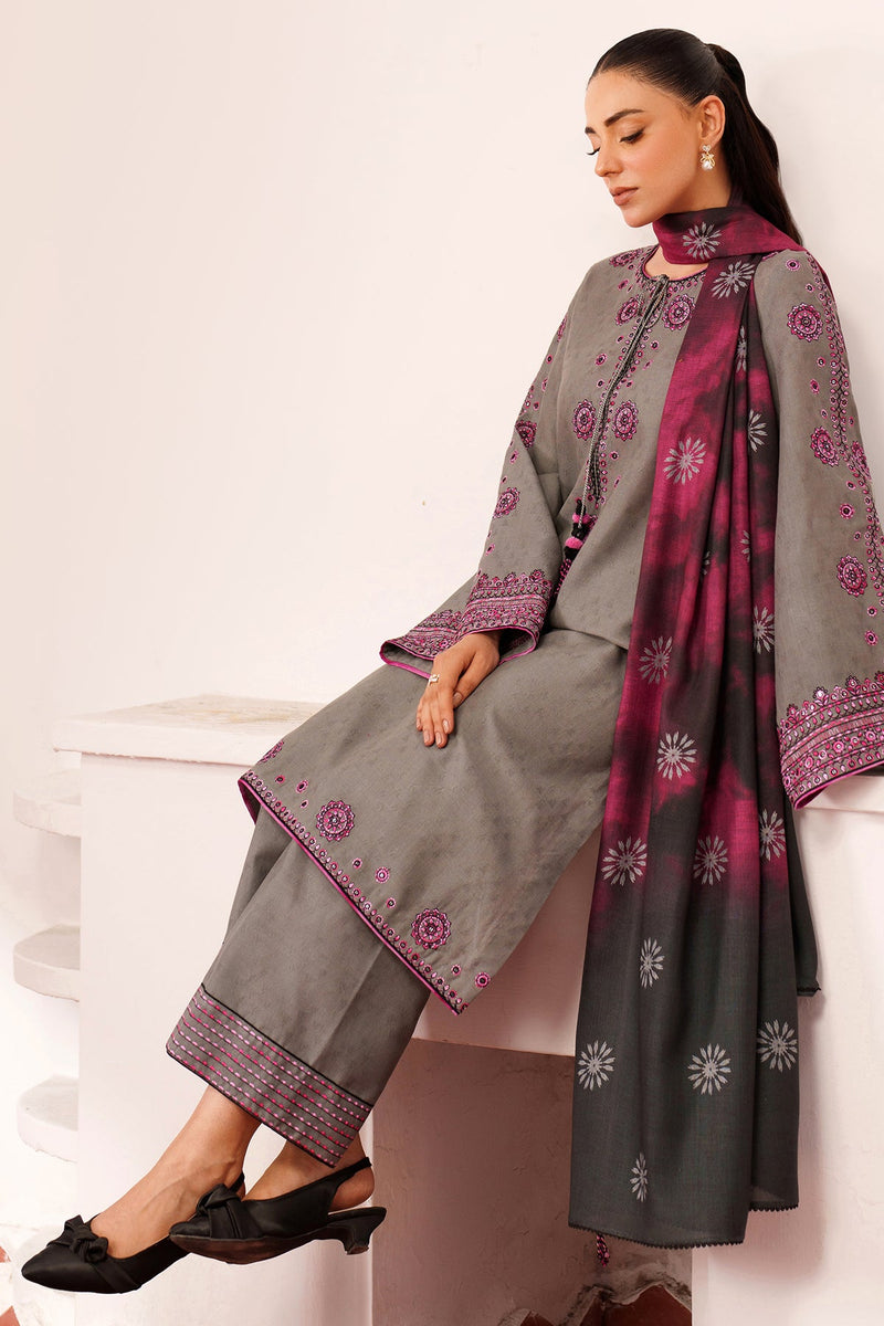 EMBROIDERED JACQUARD KHADDAR UW-0151