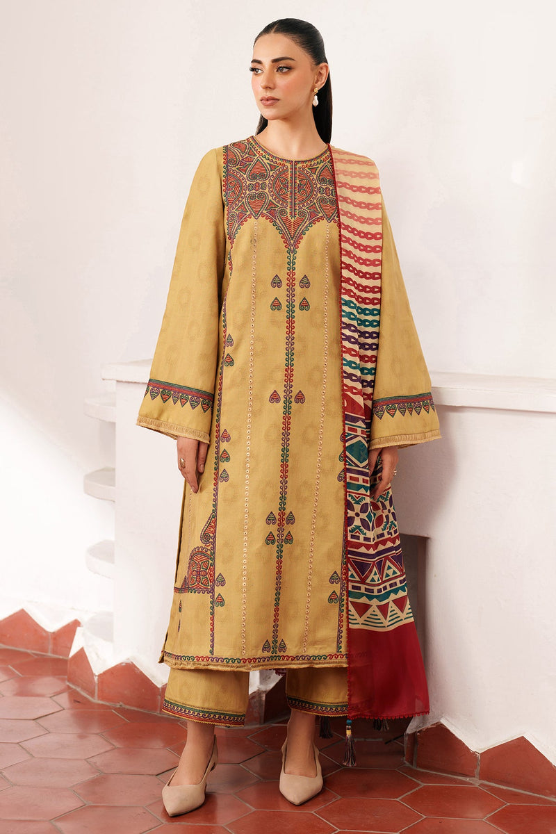 EMBROIDERED JACQUARD KHADDAR UW-0142