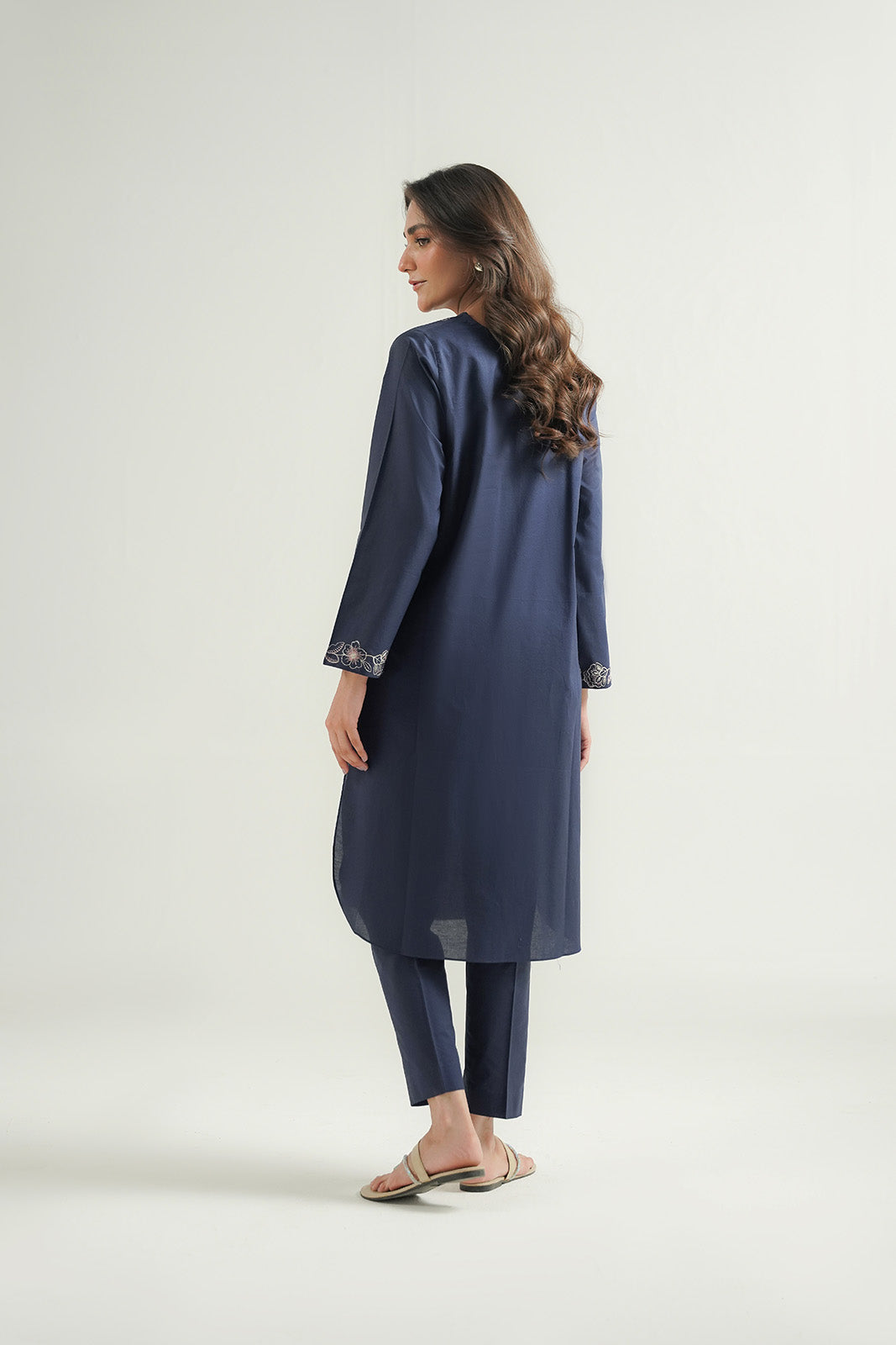 2 Piece Cambric Embroidered Suit (CP0479)