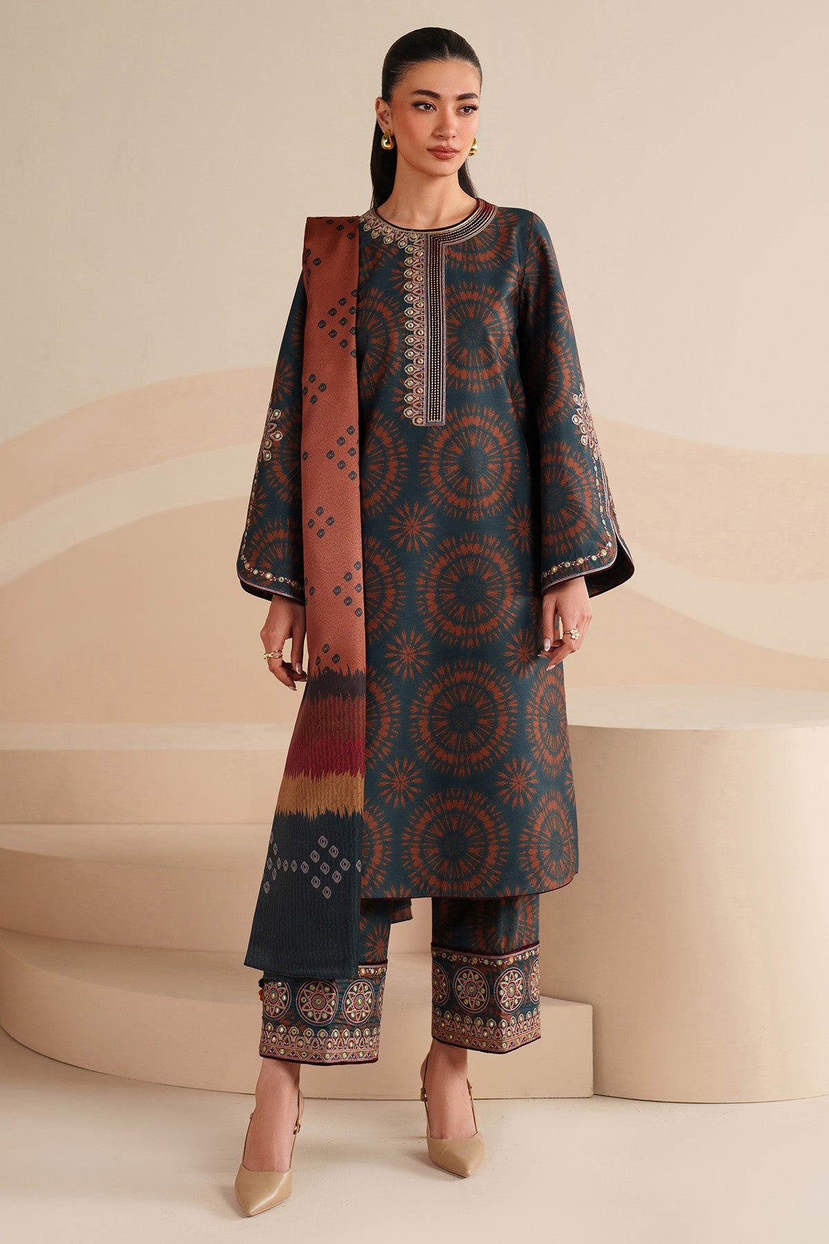 EMBROIDERED PREMIUM VISCOSE RTW-0238