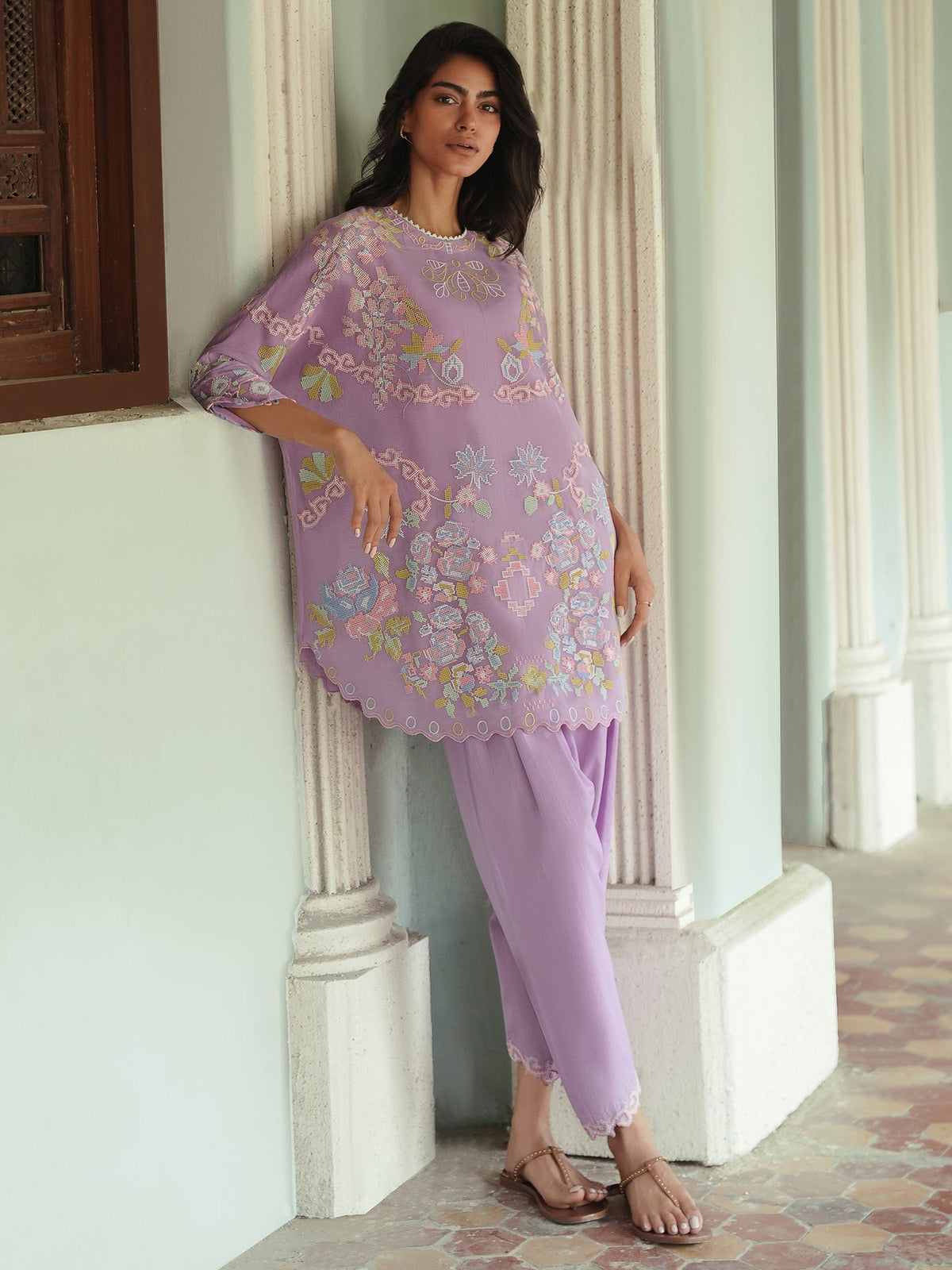 Lily Top & Skinny Shalwar