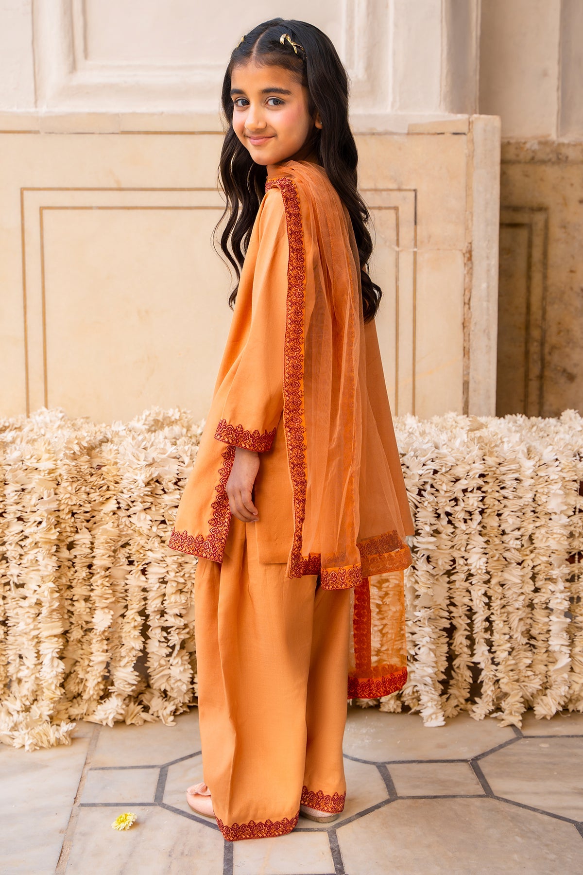 3-PC Embroidered Raw-Silk CKP-6-380