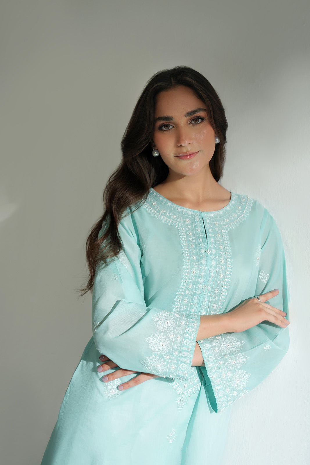 2 Piece Lawn Embroidered Suit (CS0565)