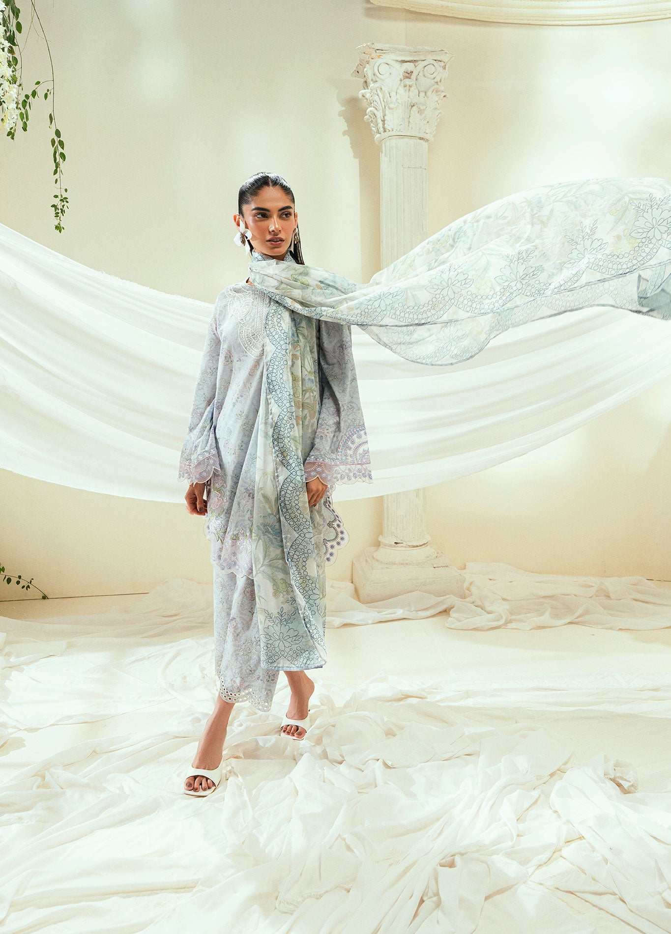 SS25DD-2551 SKY BLUE DUPATTA