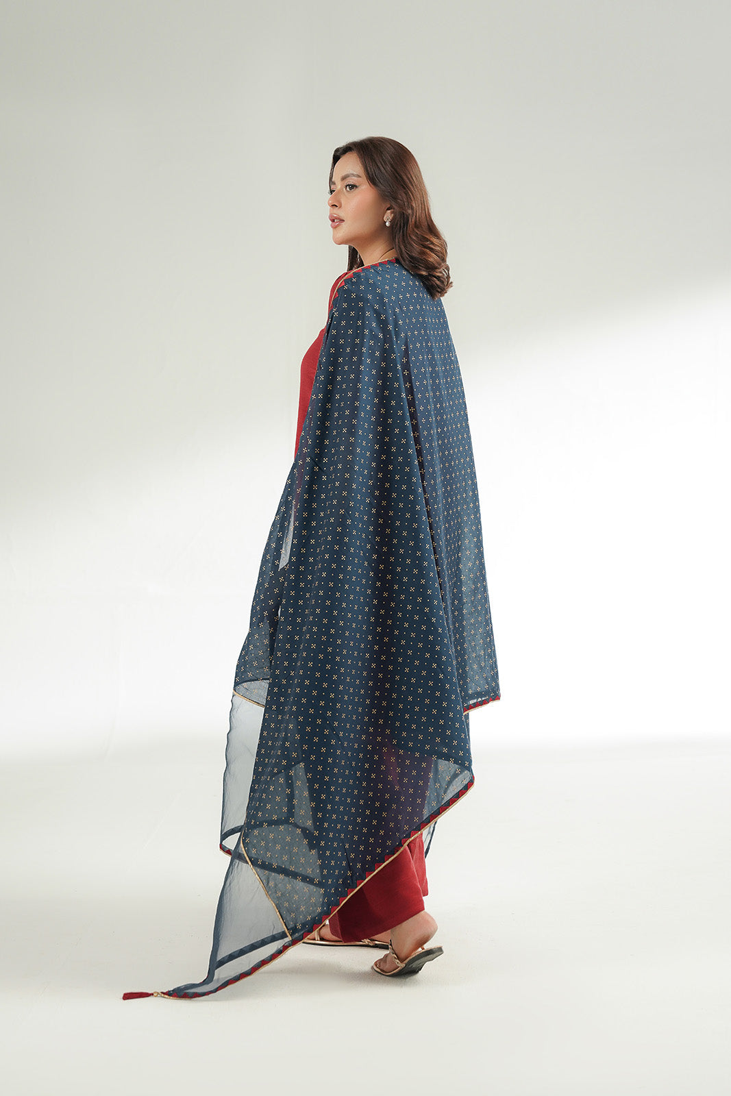 1 Piece Printed Lawn Printed Stole (CO0044)
