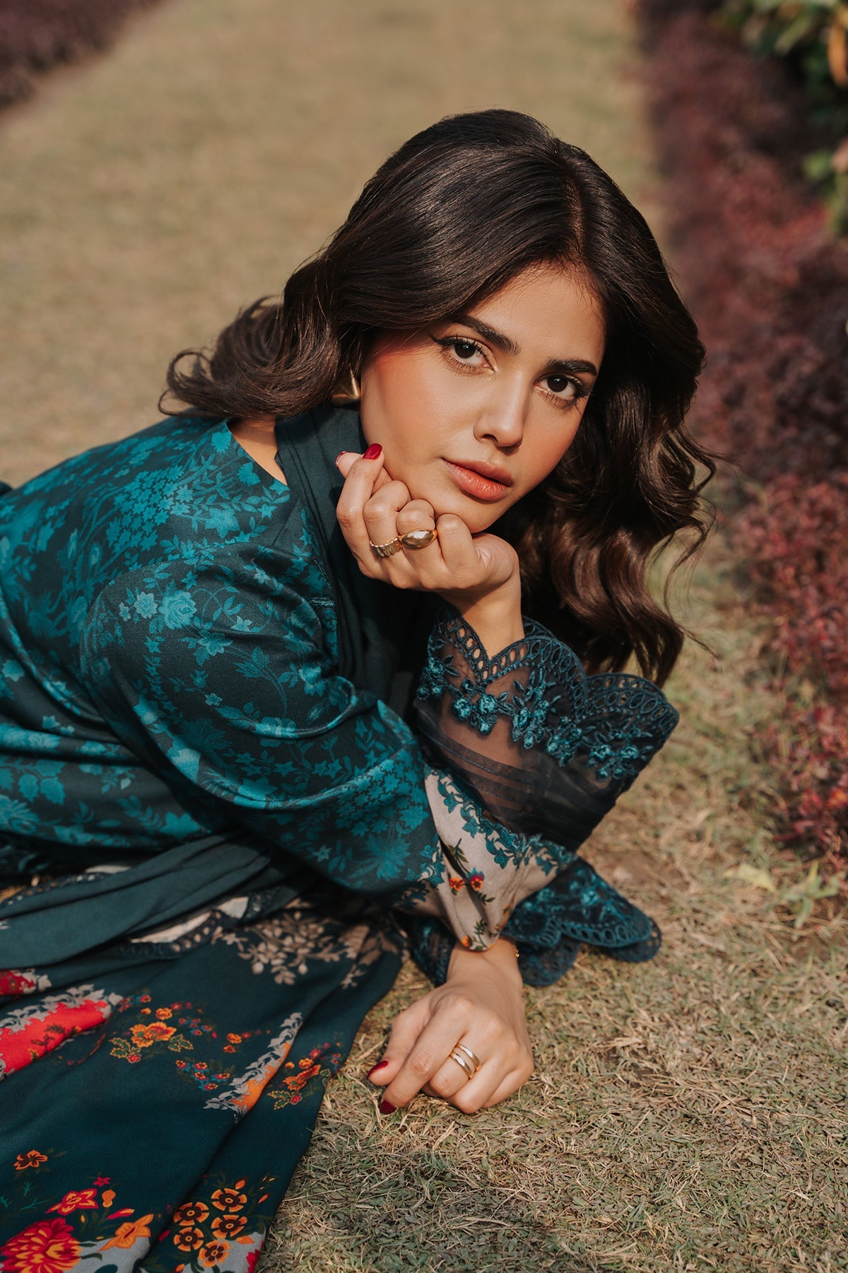 3-pc Unstitched Embroidered Printed Staple DSCW5-19