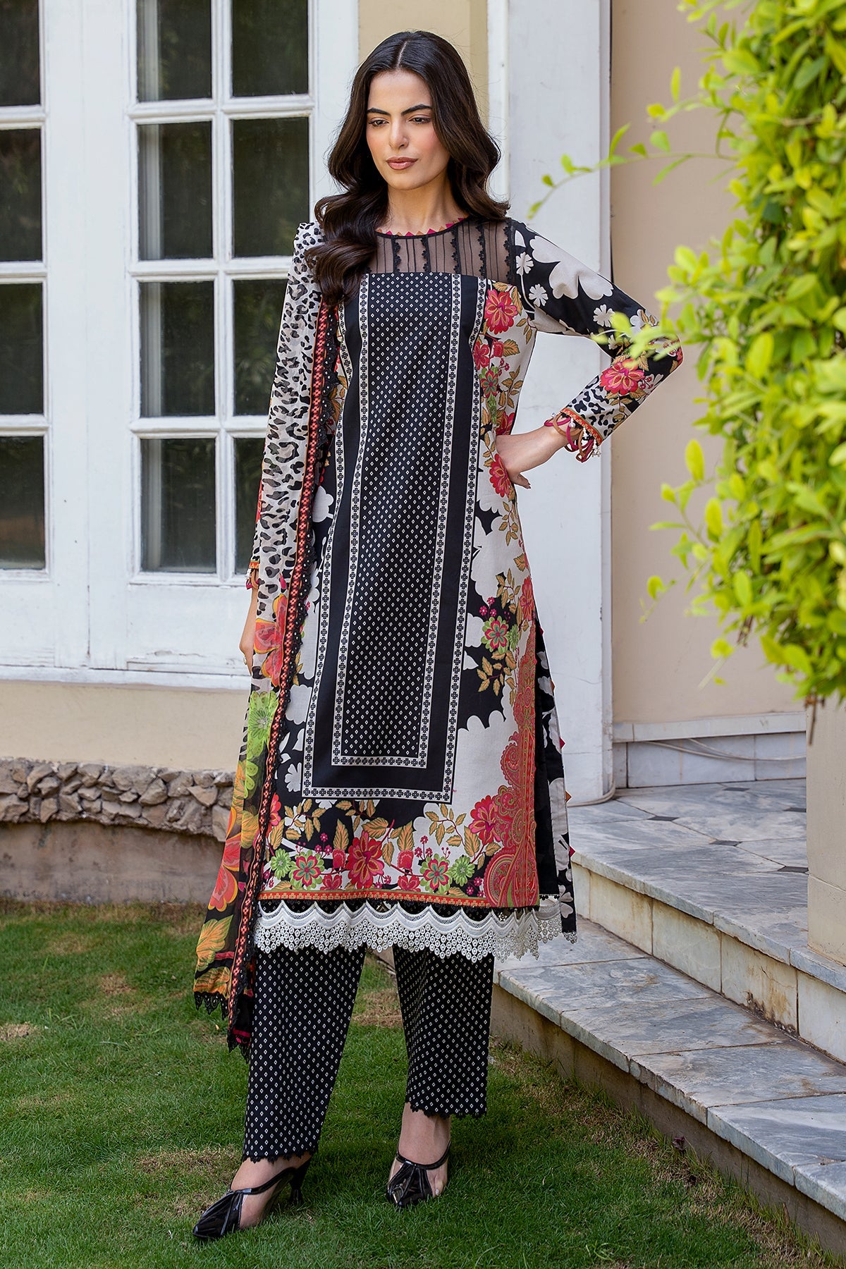 3-PC Stitched Printed Lawn CP6-21P