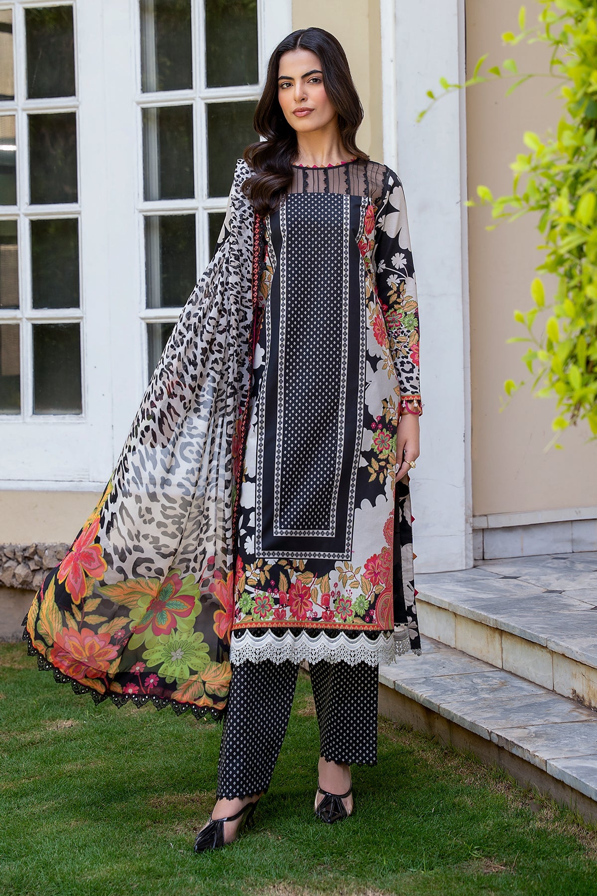 3-PC Stitched Printed Lawn CP6-21P