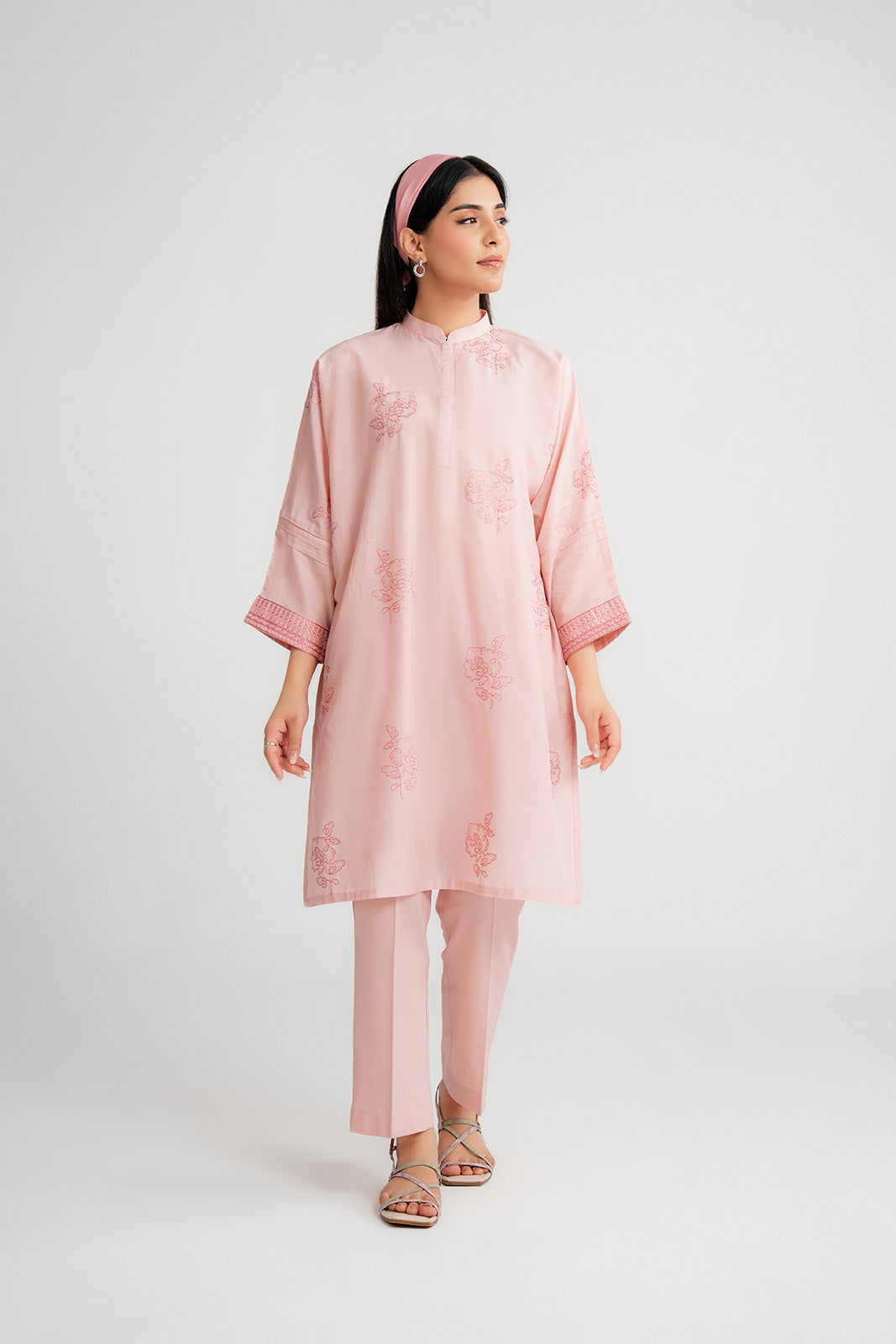 2 Piece Lawn Embroidered Suit (CF0198)