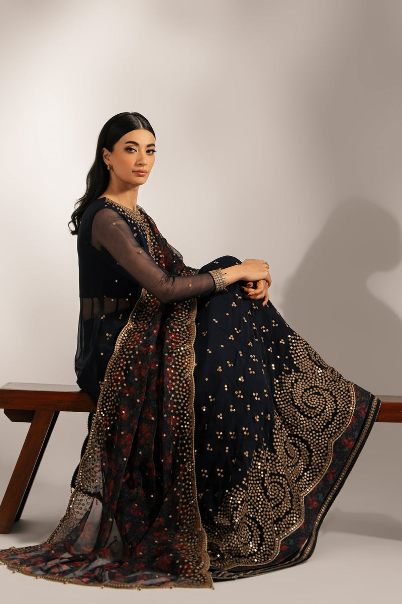 EMBROIDERED CHIFFON UC-3073