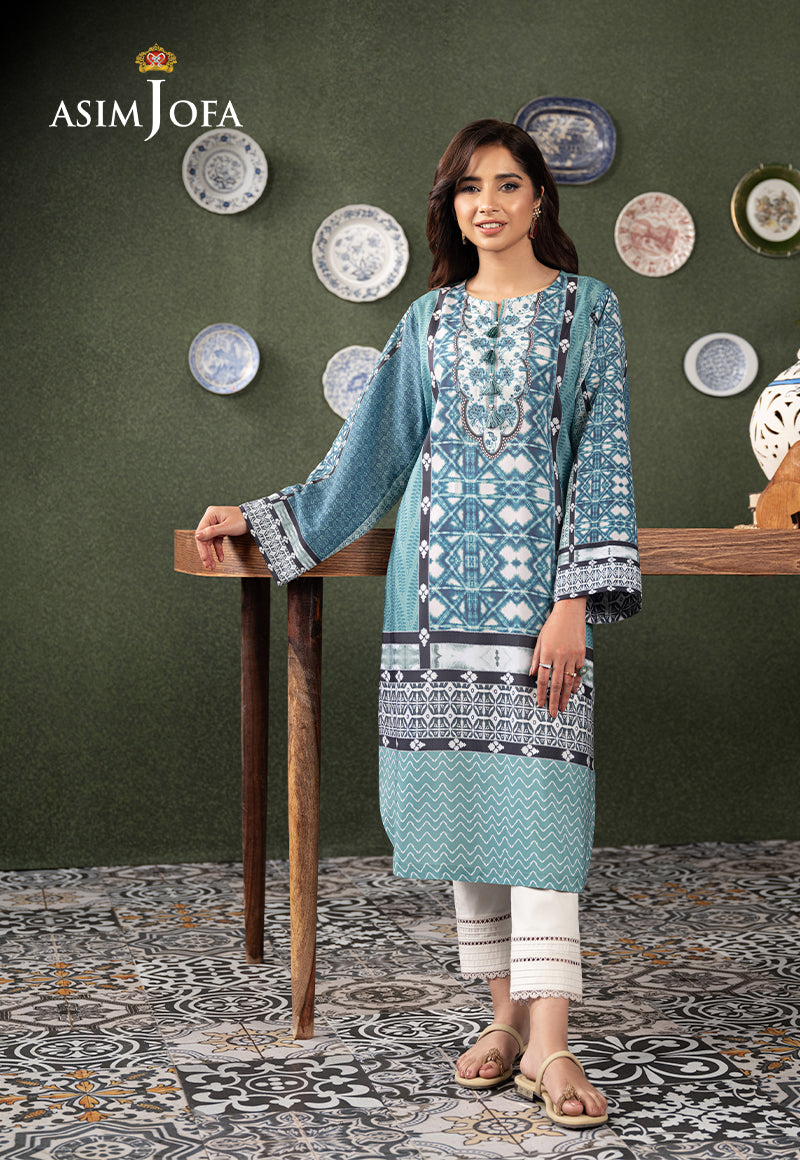 AJODD-03 PRINTED LAWN SILK 1 PC