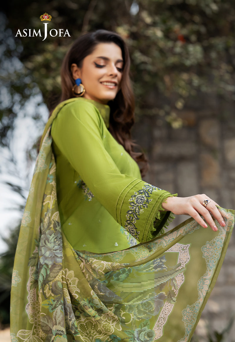 Ajso-100 Unstitched Dupatta 1 Pc Dupatta