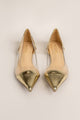 Gold Pvc Flats