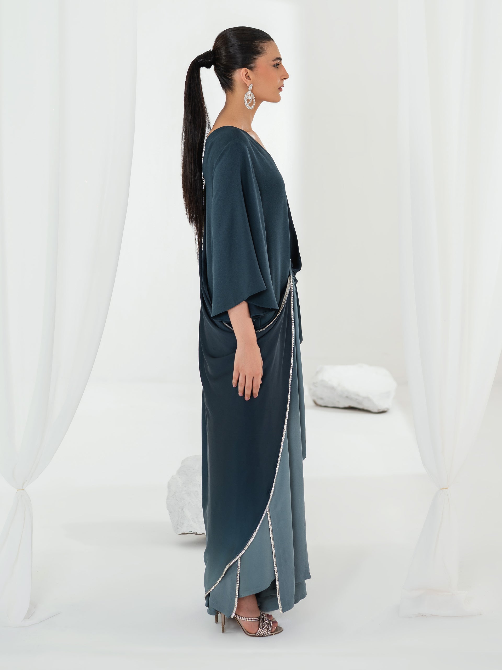 Helen - Navy Ombre
