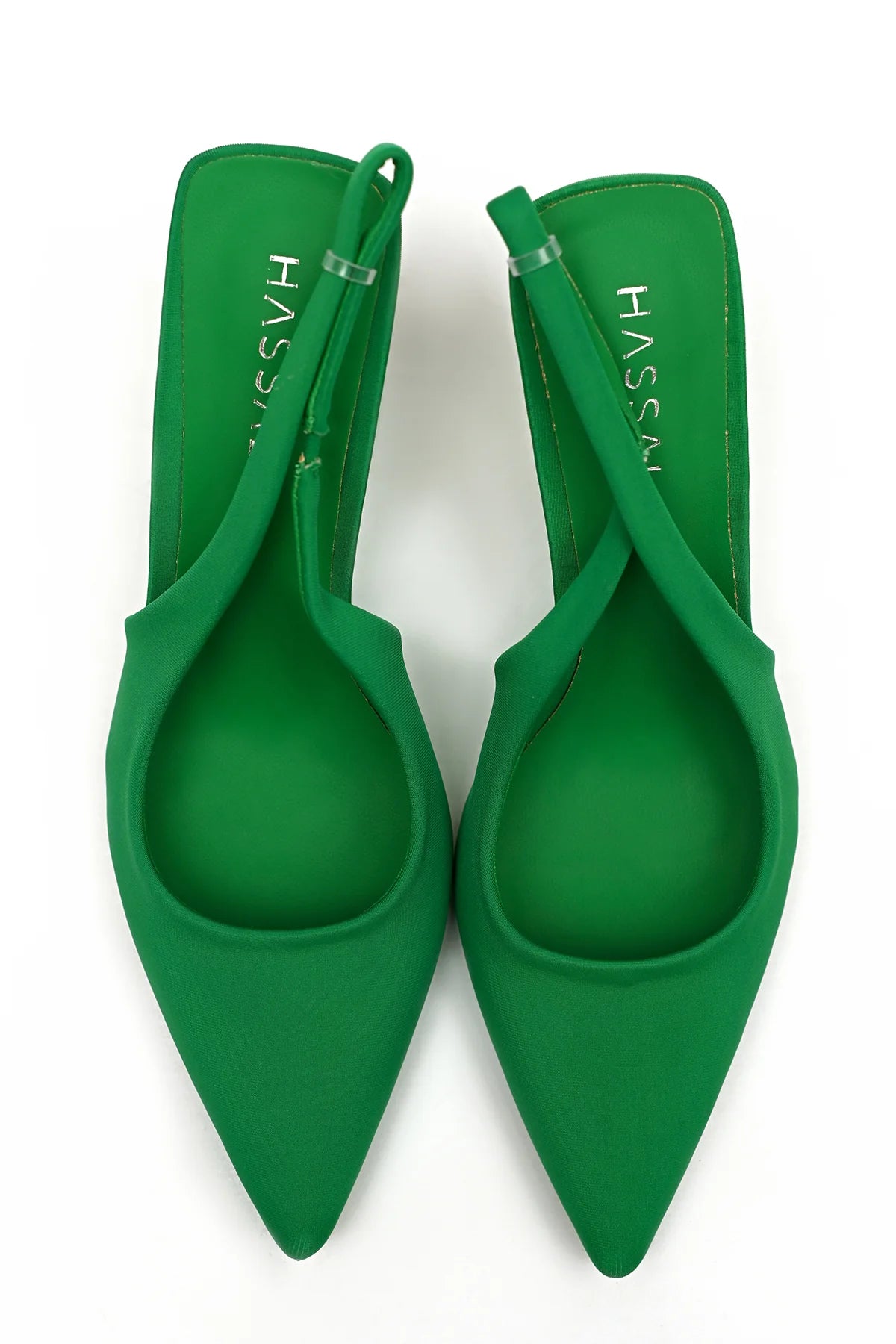 Daisy Strap Heel green (RTS)