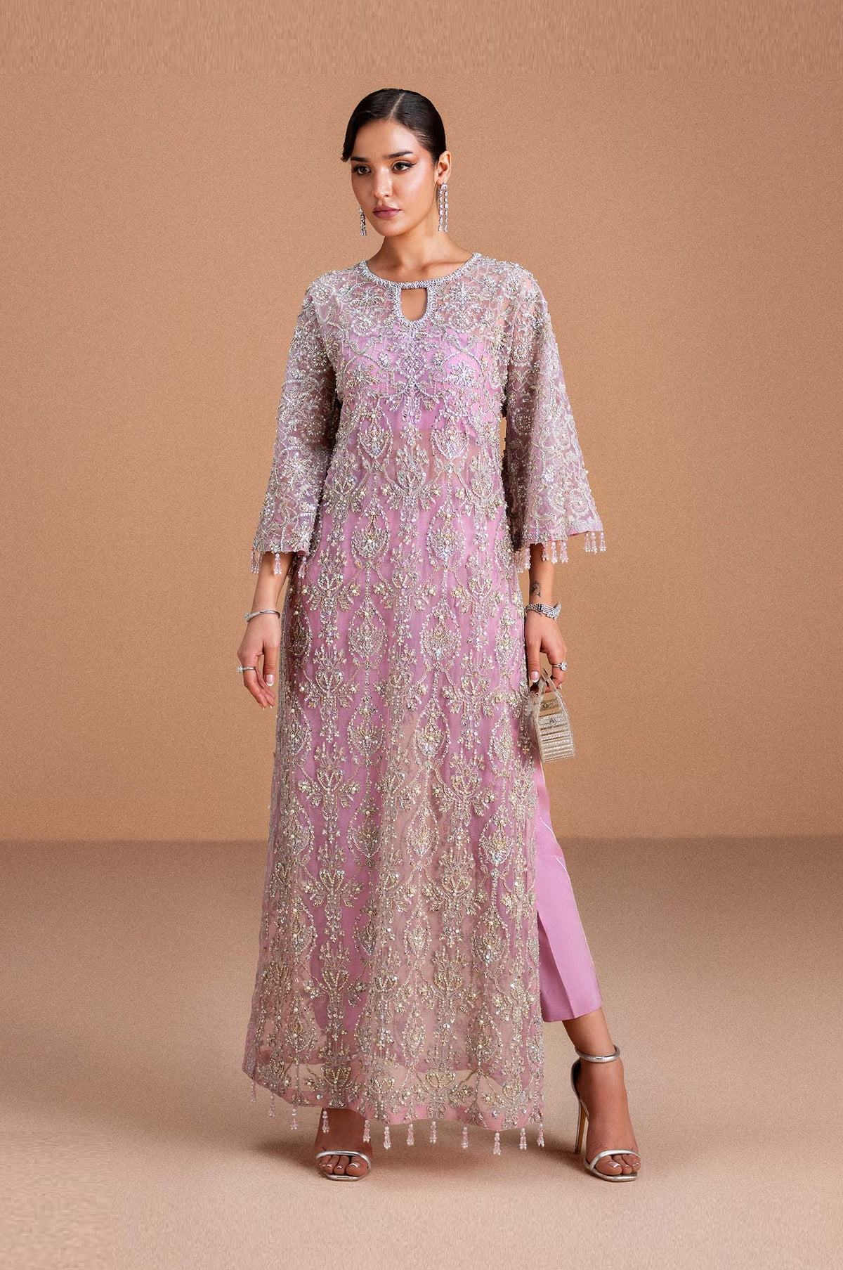Kanwal Malik Nysa Wedding Festive Luxury Embroidered Lava Silk Silk DINA