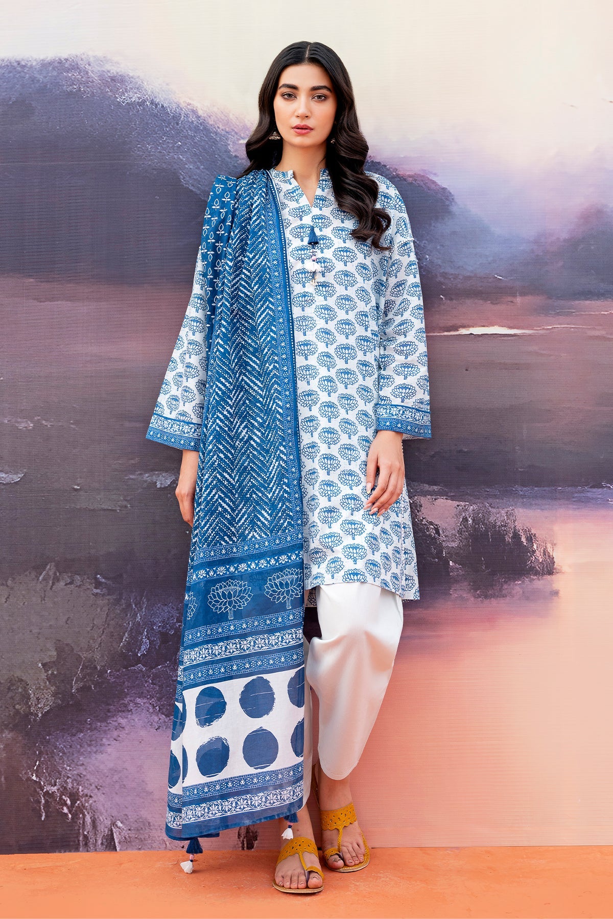 Printed Lawn 3 Piece