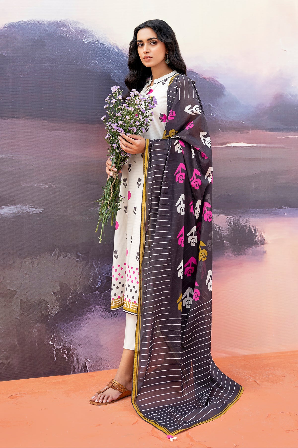 Printed Lawn 3 Piece