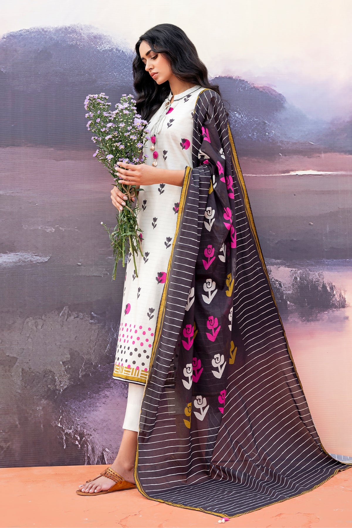 Printed Lawn 3 Piece