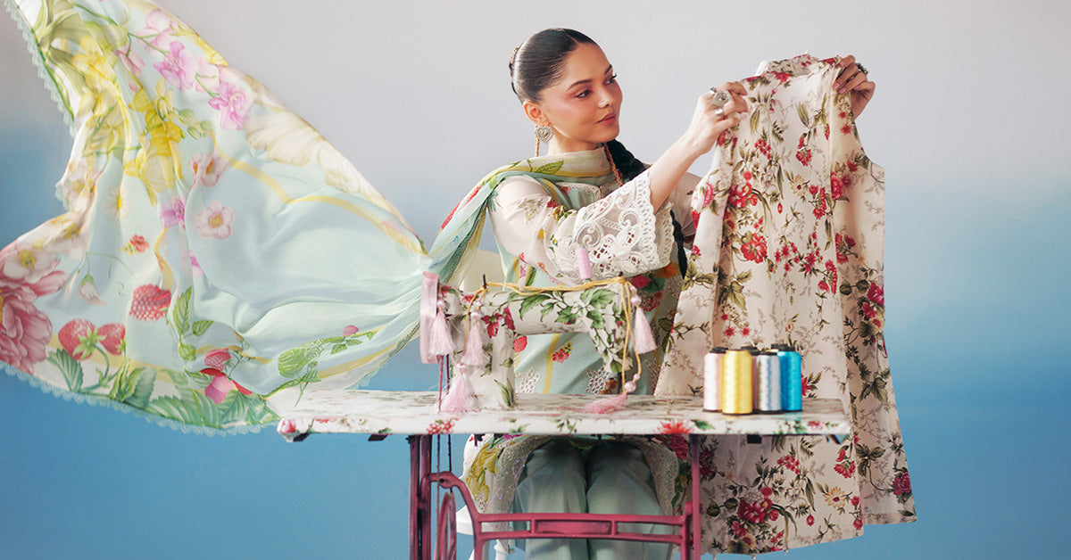 3 Piece Embroidered Lawn Suit