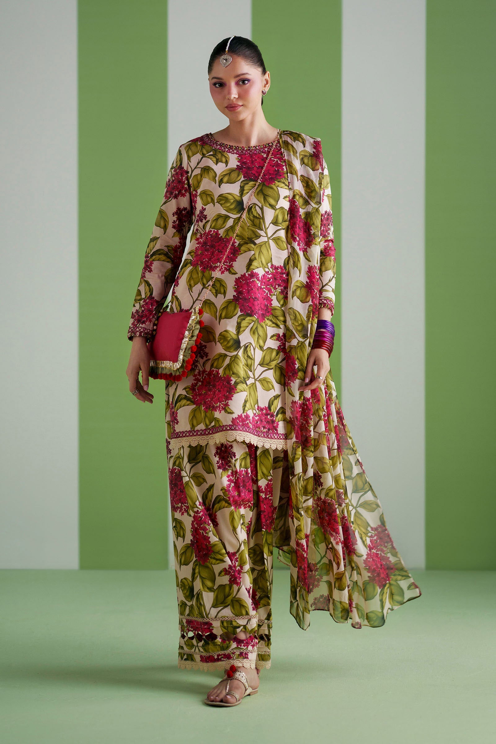 3 Piece Embroidered Lawn Suit