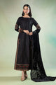 Plain Chiffon Dupatta with Trimmings