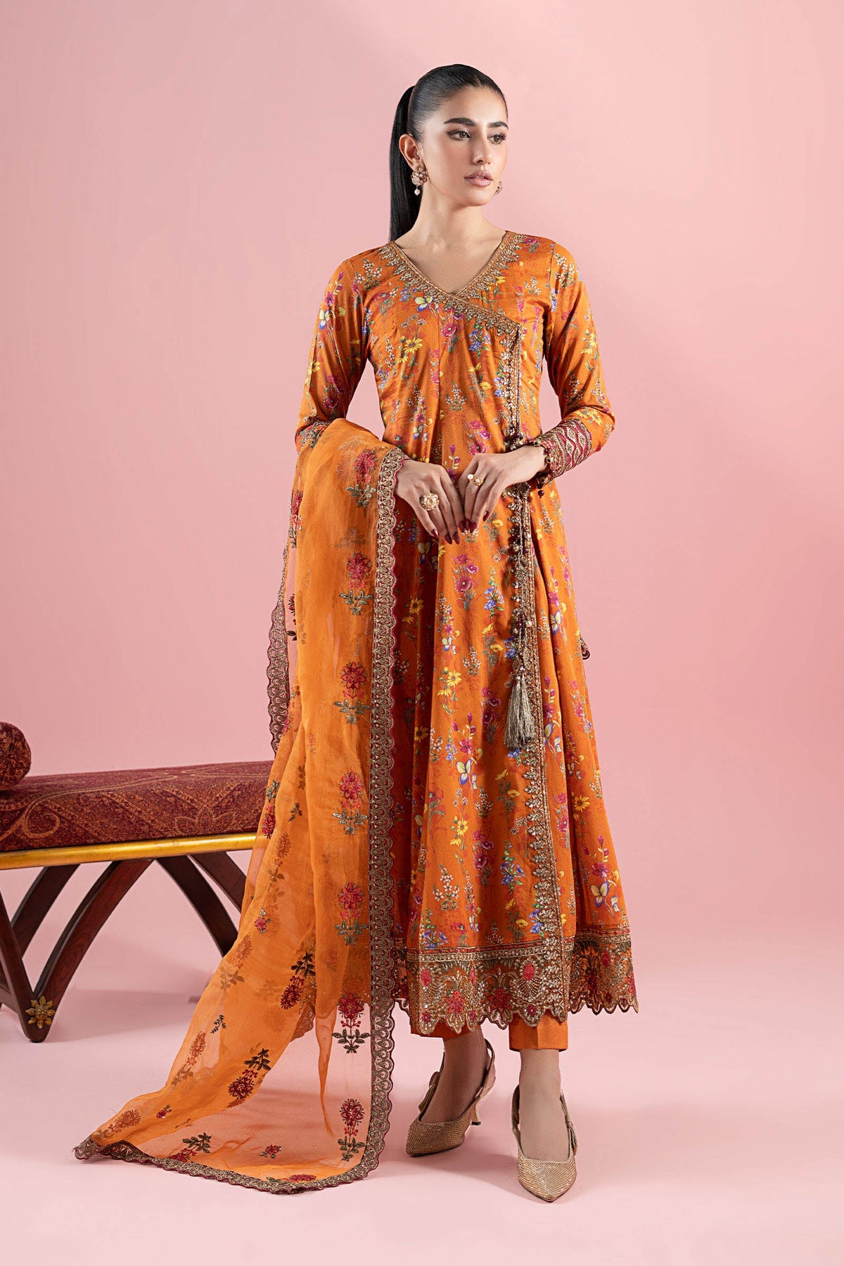 3 Piece Embroidered Lawn Suit