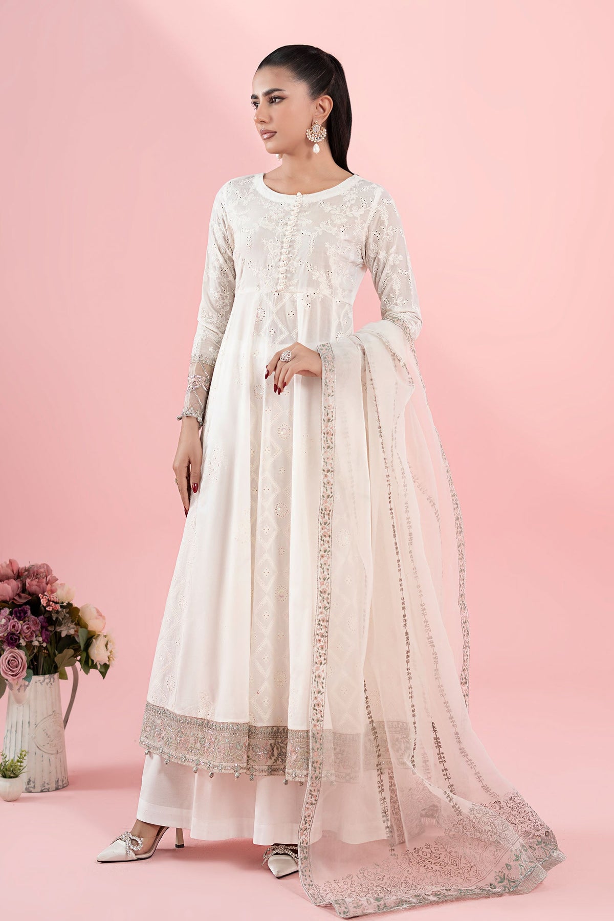 3 Piece Embroidered Lawn Suit