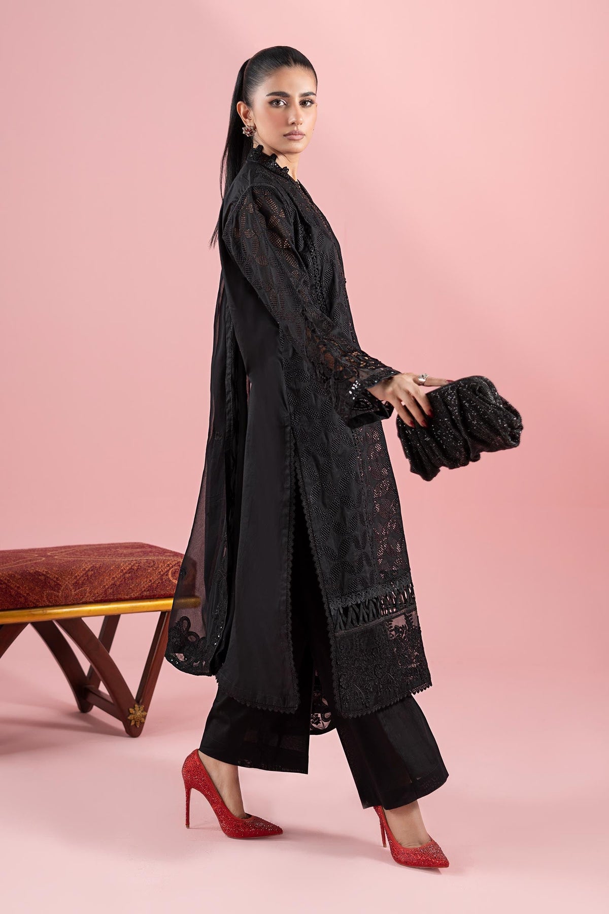 3 Piece Embroidered Lawn Suit