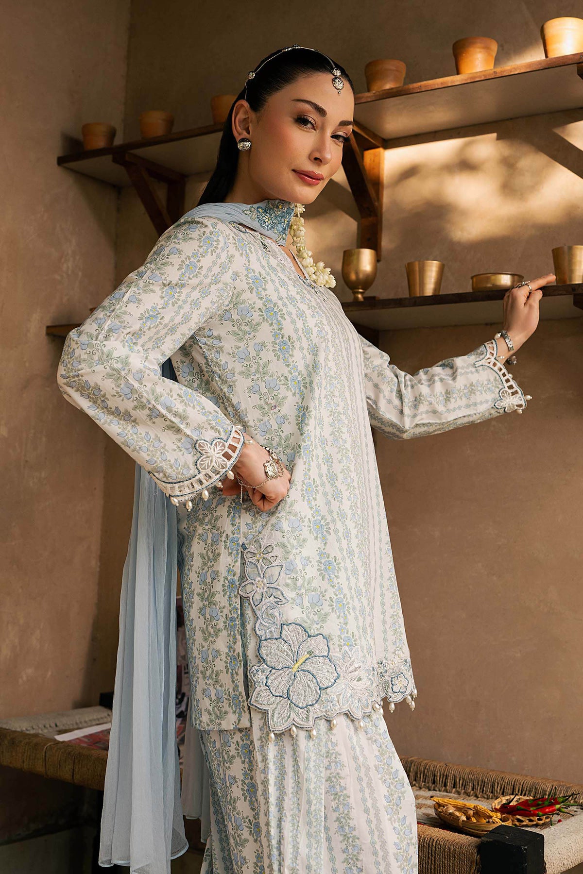 3 Piece Embroidered Lawn Suit