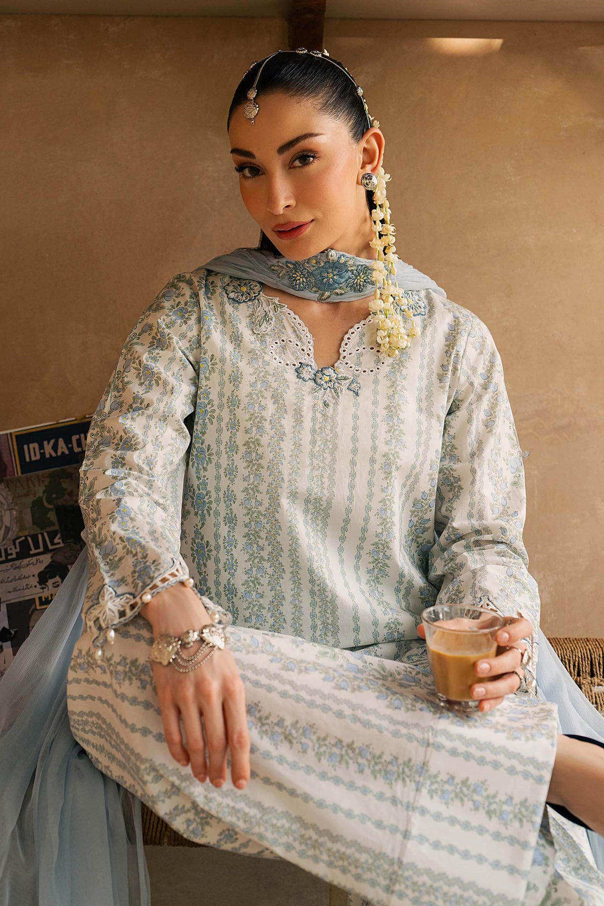 3 Piece Embroidered Lawn Suit