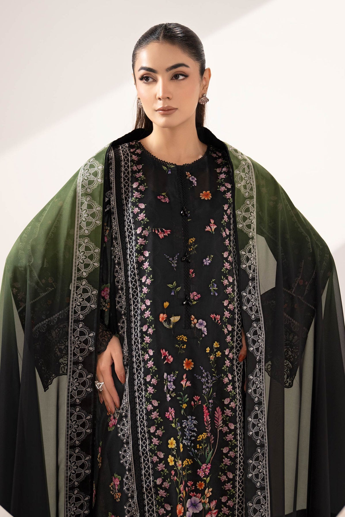 3 Piece Embroidered Lawn Suit