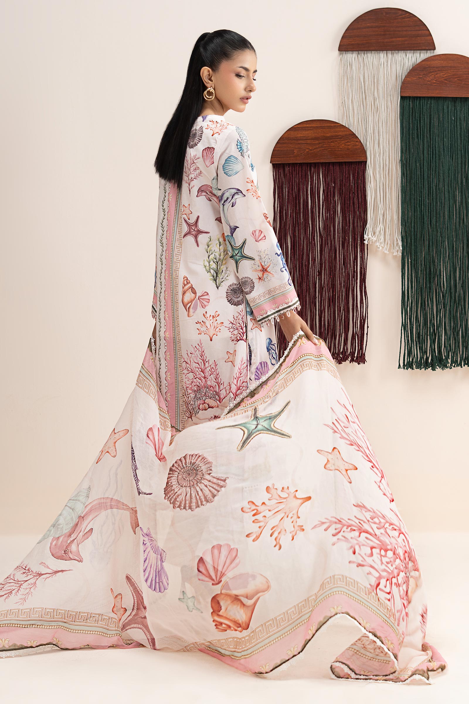3 Piece Embroidered Lawn Suit