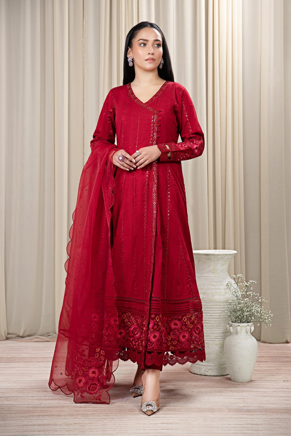 3 Piece Embroidered Lawn Suit