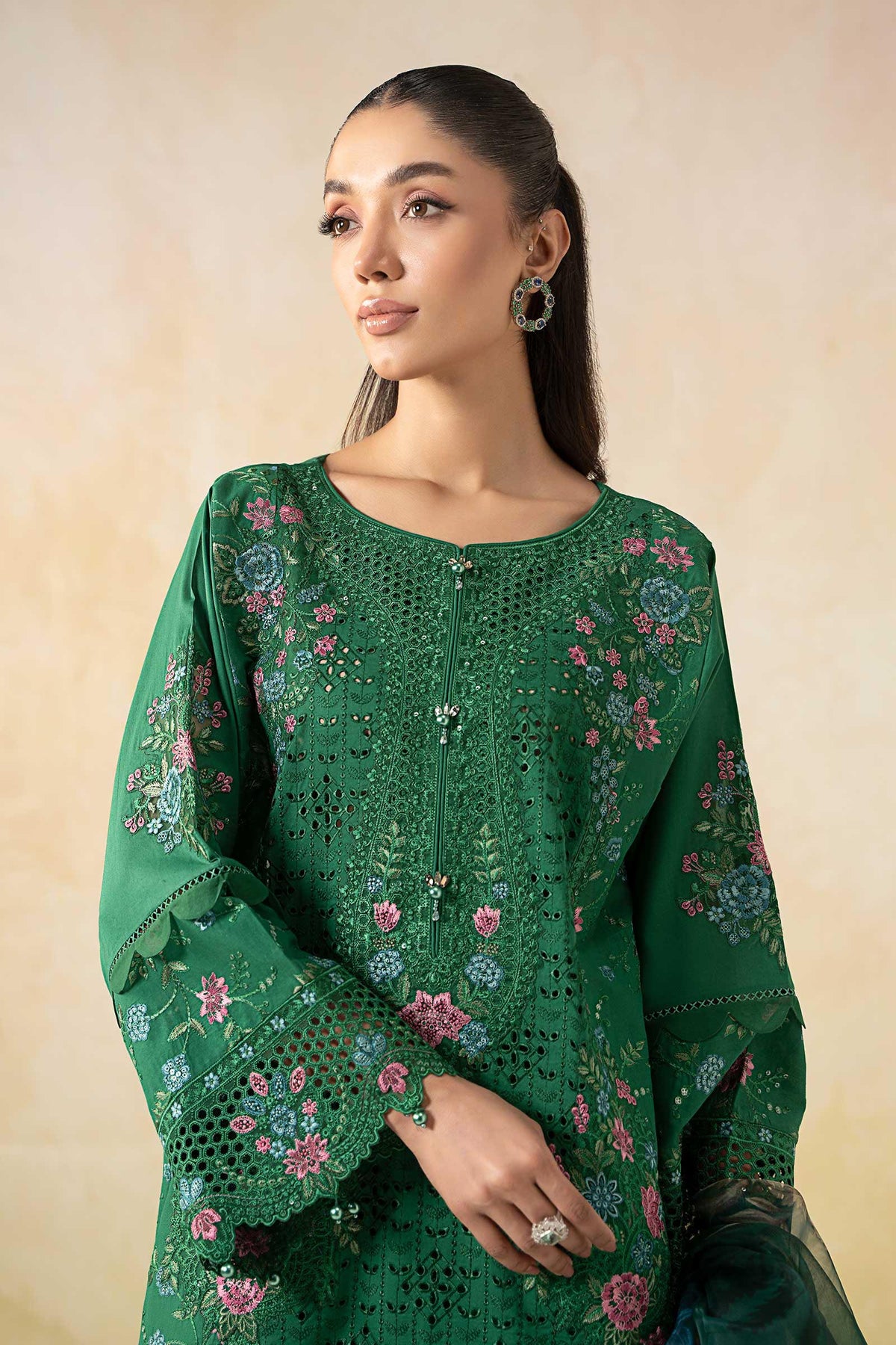 3 Piece Embroidered Lawn Suit